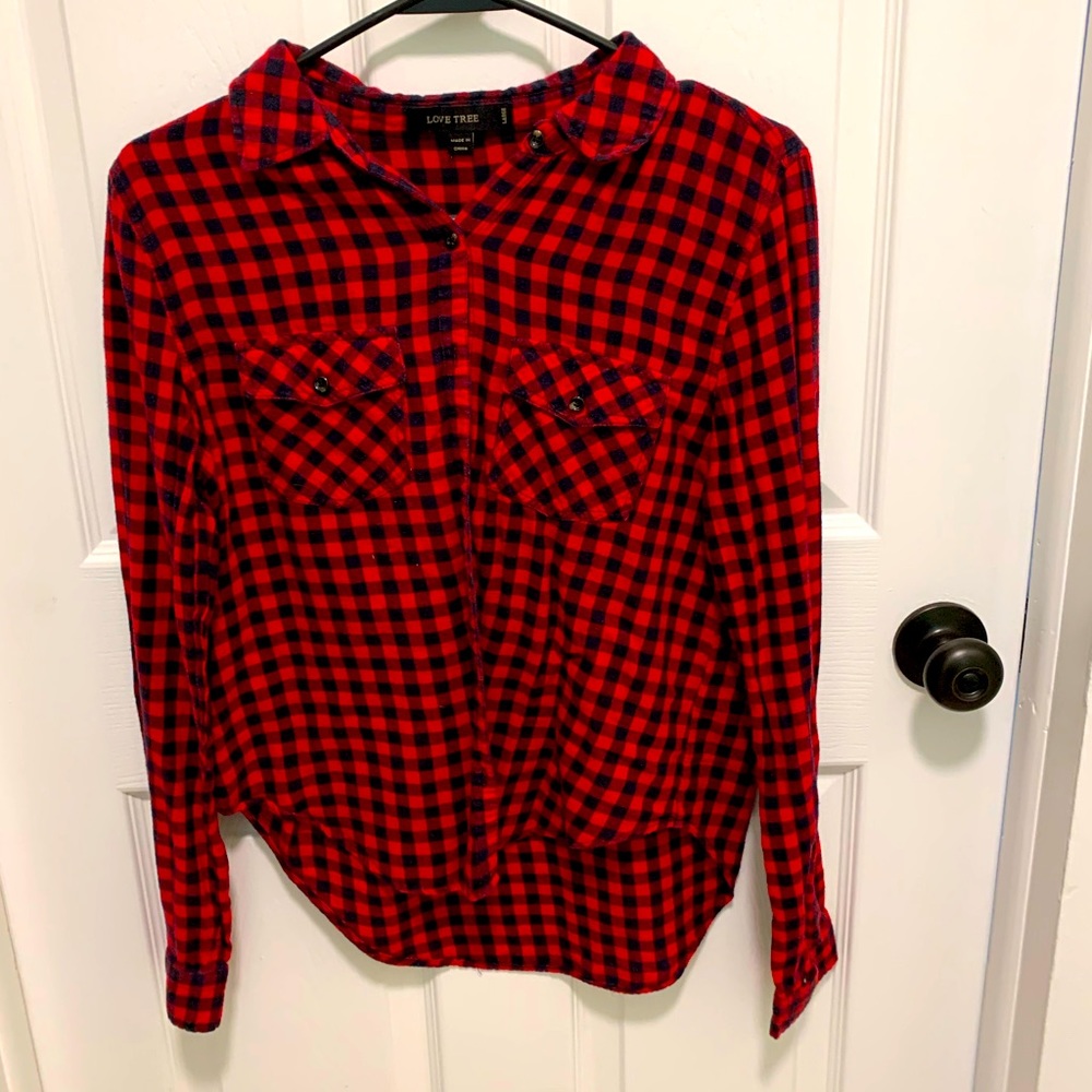 Plaid Button Down